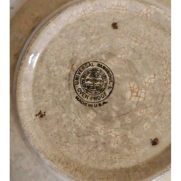 Vintage Universal Cambridge oven proof covered bowl 9" with lid - Picture 3 of 6